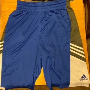 Adidas Blue Athletic Shorts